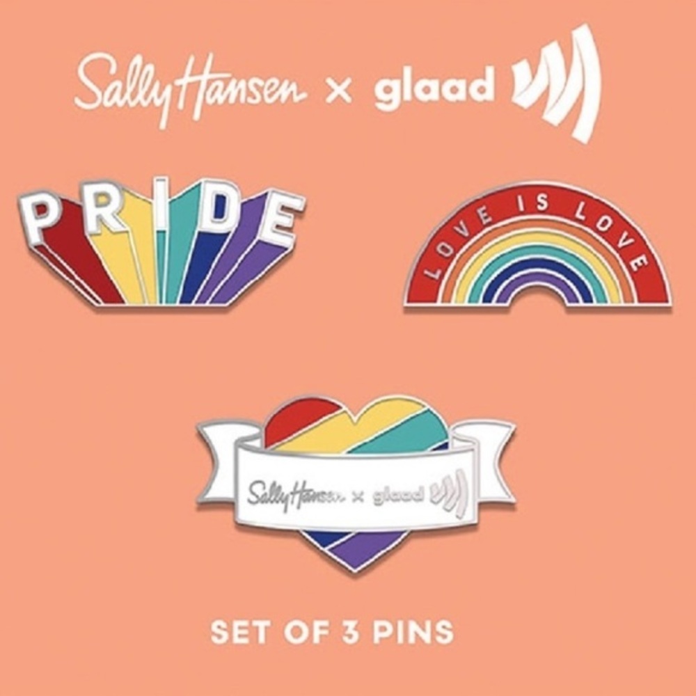 Sally Hansen Pride 2020 Limited Enamel Pin Set